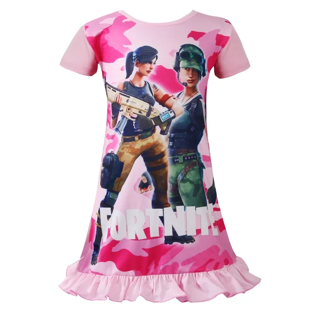 Cartoon Fortnite Dresses Set For Children Costumes For Girls - cartoon fortnite dresses set for children costumes for girls carnival kids costumes fortnit dress fornite poppy